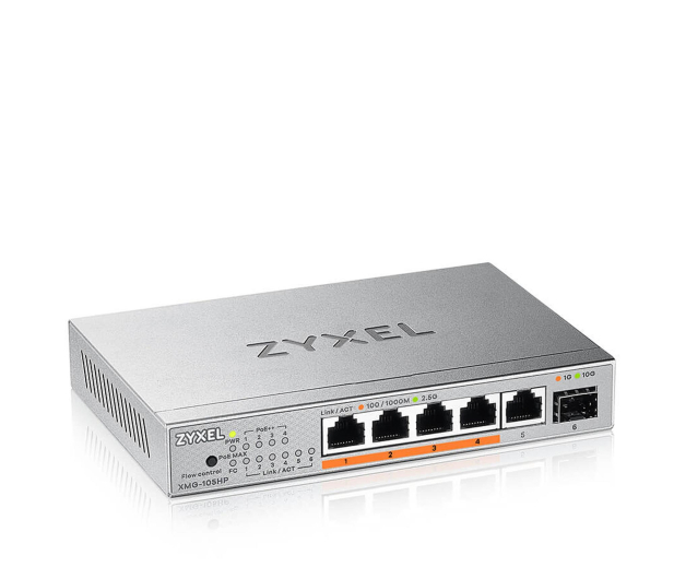 ZYXEL 5 portów 2,5G +1SFP+ XMG-105HP-EU0101F - 1509901 - zdjęcie 2